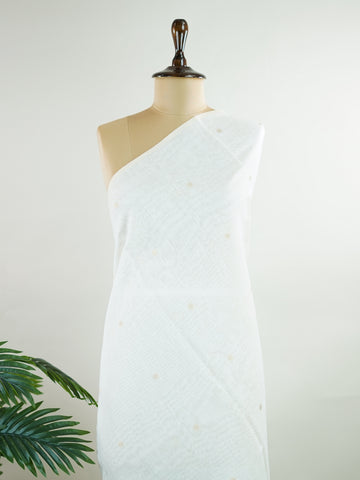 Cotton This Linen Cotton saree in cream glows softly with golden floral zari weaves.br
Borderless and fluid, it brings a refined simplicity to festive dressing.br
Woven in Varanasi, the fine zari adds just the right touch of shimmer.br
A graceful blend of comfort, elegance, and tradition.br
#LinenCottonSaree #ZariWeaves #BorderlessBeauty #VaranasiHandloom #ManoranjithamSarees Nandini - Cream Handloom Cotton Saree - Manoranjitham Weaves - Handloom Store