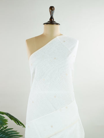 Cotton This Linen Cotton saree in cream glows softly with golden floral zari weaves.br
Borderless and fluid, it brings a refined simplicity to festive dressing.br
Woven in Varanasi, the fine zari adds just the right touch of shimmer.br
A graceful blend of comfort, elegance, and tradition.br
#LinenCottonSaree #ZariWeaves #BorderlessBeauty #VaranasiHandloom #ManoranjithamSarees Nandini - Cream Handloom Cotton Saree - Manoranjitham Weaves - Handloom Store