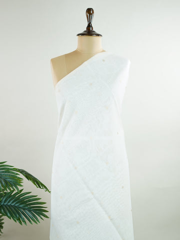 Cotton This Linen Cotton saree in cream glows softly with golden floral zari weaves.br
Borderless and fluid, it brings a refined simplicity to festive dressing.br
Woven in Varanasi, the fine zari adds just the right touch of shimmer.br
A graceful blend of comfort, elegance, and tradition.br
#LinenCottonSaree #ZariWeaves #BorderlessBeauty #VaranasiHandloom #ManoranjithamSarees Manjula - Cream Handloom Cotton Saree - Manoranjitham Weaves - Handloom Store