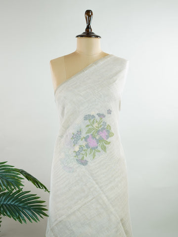 Cotton In soothing grey, this 100% Pure Cotton saree brings quiet beauty to everyday wear.br
Floral motifs bloom gently across the body, adding a soft, natural charm.br
Woven in Varanasi, it offers breathability and comfort all day long.br
A timeless choice for effortless grace.br
#PureCottonSaree #GreyElegance #FloralMotifs #VaranasiWeaves #ManoranjithamSarees Sundara - Handloom Cotton Saree | Zari Border | Traditional - Manoranjitham Weaves - Handloom Store