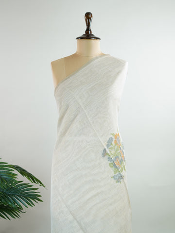 Cotton In soothing grey, this 100% Pure Cotton saree brings quiet beauty to everyday wear.br
Floral motifs bloom gently across the body, adding a soft, natural charm.br
Woven in Varanasi, it offers breathability and comfort all day long.br
A timeless choice for effortless grace.br
#PureCottonSaree #GreyElegance #FloralMotifs #VaranasiWeaves #ManoranjithamSarees Keertana - Handloom Cotton Saree | Zari Border | Traditional - Manoranjitham Weaves - Handloom Store