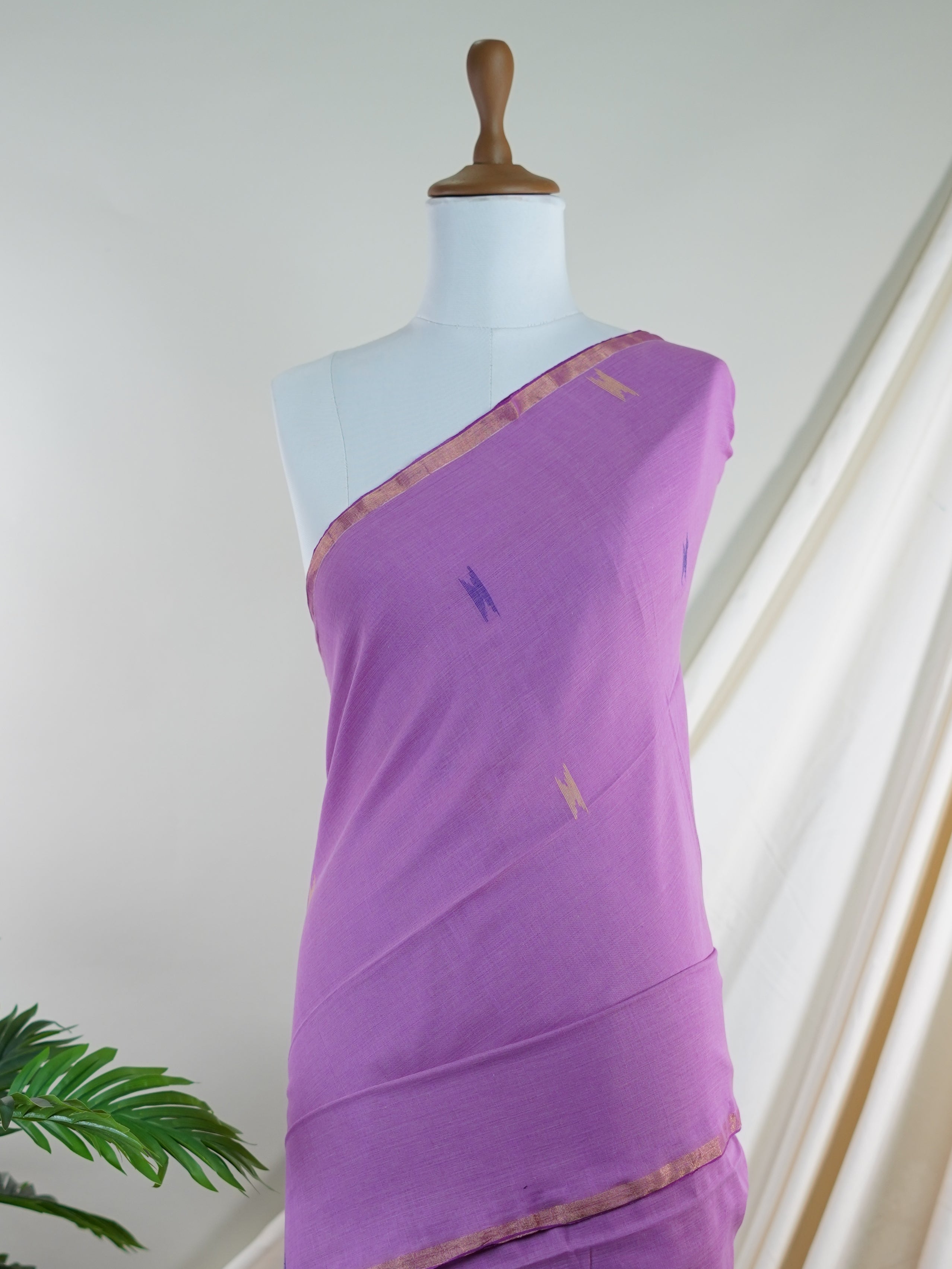 Cotton Green 100% Pure Cotton - Manoranjitham Weaves - Handloom Store