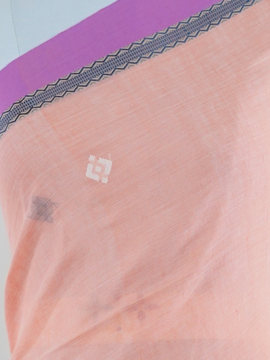 Cotton Pink 100% Pure Cotton - Manoranjitham Weaves - Handloom Store