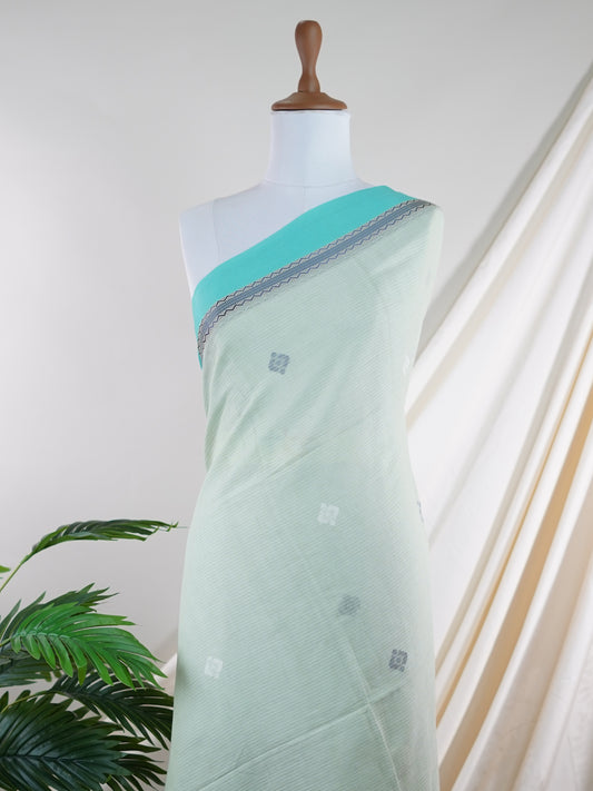 Cotton Grey 100% Pure Cotton - Manoranjitham Weaves - Handloom Store