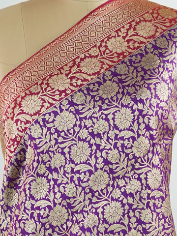 Katan This stunning saree, Vidhya, is made from 100% pure Katan silk, known for its luxurious softness and brilliance. Adorned with intricate Zari work, it displays a captivating blend of colours that represent wisdom and knowledge. Ideal for cultural celebrations, this handloom creation showcases the rich tradition of Varanasi weaving. Wrap yourself in this enchanting saree that radiates sophistication and grace. Vidhya - Banarasi Katan Silk Saree | Pure Zari - Manoranjitham Weaves - Handloom Store