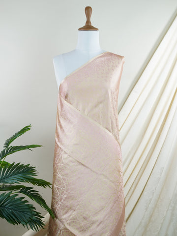 Katan Woven in Varanasi, this semi Mushru saree features the distinctive texture of iktara weave, blending subtle sheen with artisanal charm. Lightweight yet rich in detail, it offers effortless elegance for both traditional events and contemporary celebrations.br
#SemiMushru #IktaraWeave #VaranasiSaree #TexturedElegance #HandloomTradition #Manoranjitham #ManoranjithamStyle Rohini - Semi Silk Saree | Nan Zari Work | Handwoven - Manoranjitham Weaves - Handloom Store