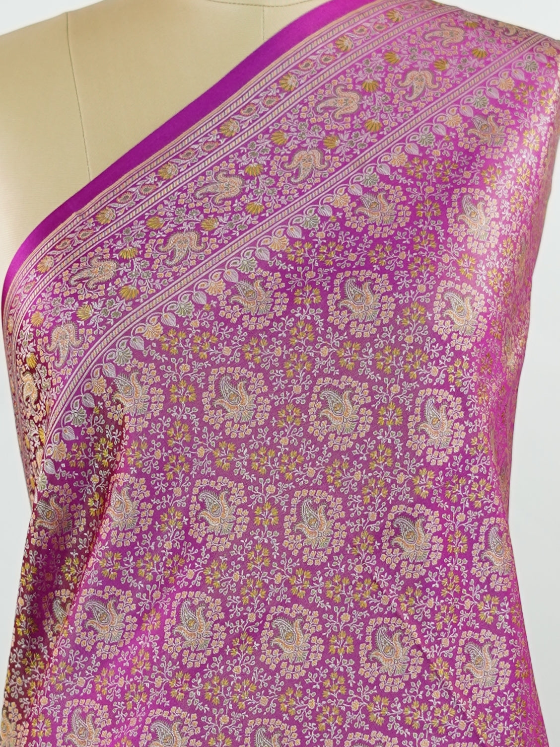 Katan Woven in Varanasi, this semi Mushru saree features the distinctive texture of iktara weave, blending subtle sheen with artisanal charm. Lightweight yet rich in detail, it offers effortless elegance for both traditional events and contemporary celebrations.br
#SemiMushru #IktaraWeave #VaranasiSaree #TexturedElegance #HandloomTradition #Manoranjitham #ManoranjithamStyle Sarvani - Semi Silk Saree | Nan Zari Work | Handwoven - Manoranjitham Weaves - Handloom Store