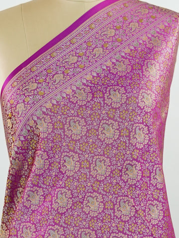 Katan Woven in Varanasi, this semi Mushru saree features the distinctive texture of iktara weave, blending subtle sheen with artisanal charm. Lightweight yet rich in detail, it offers effortless elegance for both traditional events and contemporary celebrations.br
#SemiMushru #IktaraWeave #VaranasiSaree #TexturedElegance #HandloomTradition #Manoranjitham #ManoranjithamStyle Sarvani - Semi Silk Saree | Nan Zari Work | Handwoven - Manoranjitham Weaves - Handloom Store