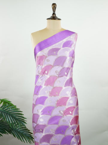 Chiniya Silk A masterpiece in 100% Pure chiniya Silk is a hidden treasure from varanasi that exudes regal charm. Perfect for the modern bride who cherishes tradition. Bageshree - Banarasi Katan Silk Saree | Woven Motifs - Manoranjitham Weaves - Handloom Store