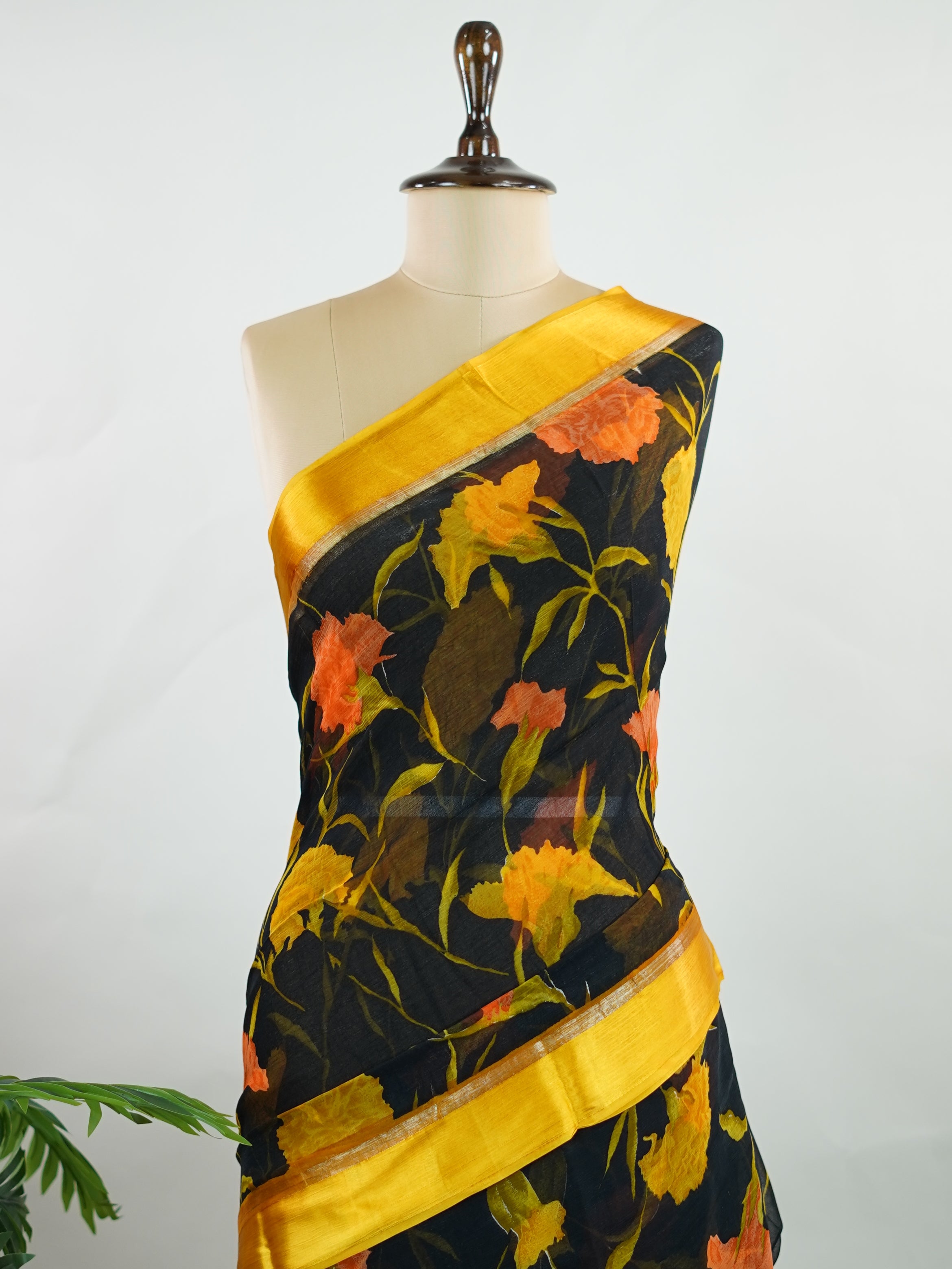 Satin 0 Renusha - Semi Silk Saree | Nan Zari Work | Handwoven - Manoranjitham Weaves - Handloom Store