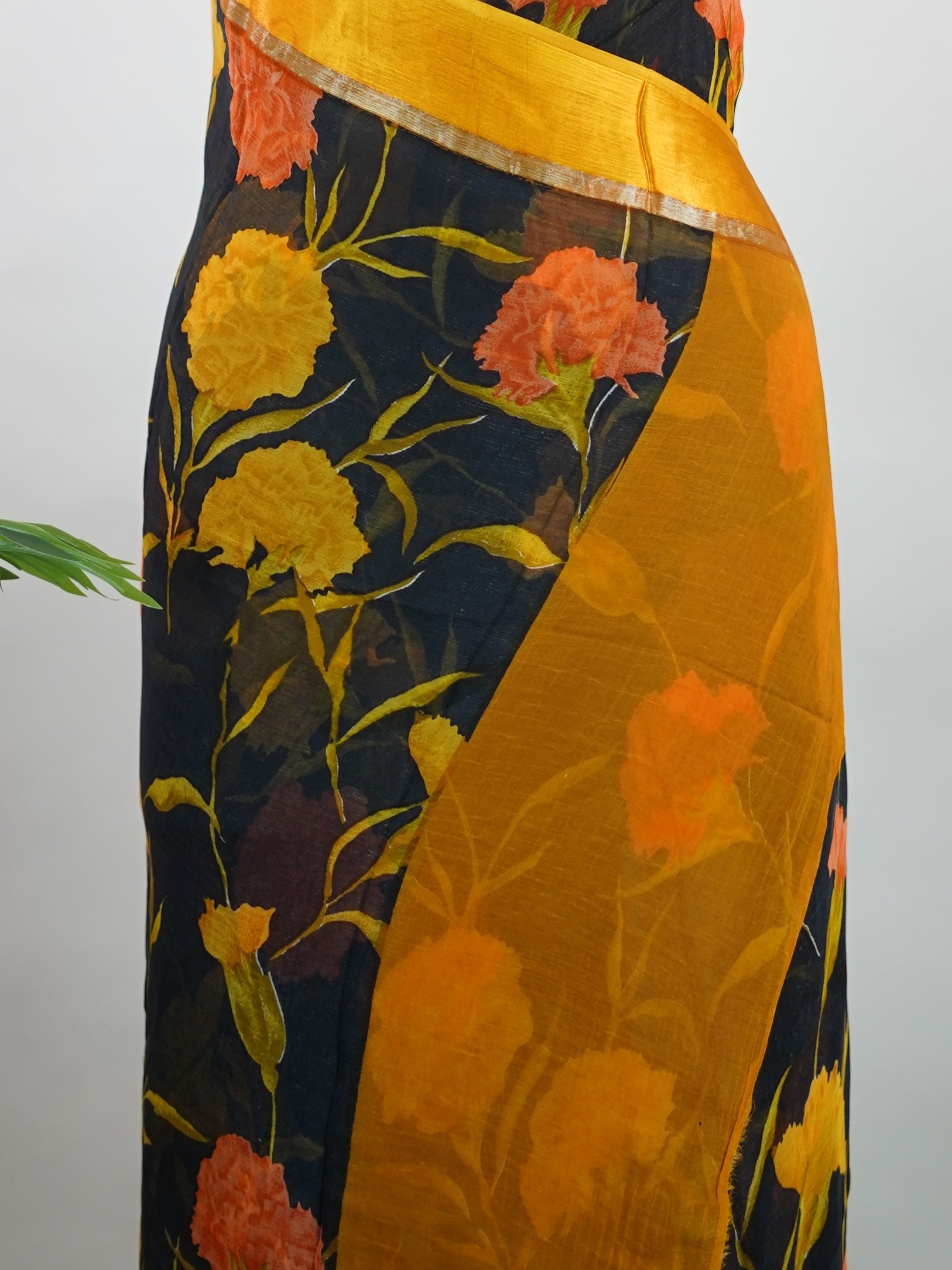 Satin 0 Renusha - Semi Silk Saree | Nan Zari Work | Handwoven - Manoranjitham Weaves - Handloom Store
