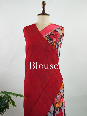 Satin 0 Maanitha - Semi Silk Saree | Nan Zari Work | Handwoven - Manoranjitham Weaves - Handloom Store