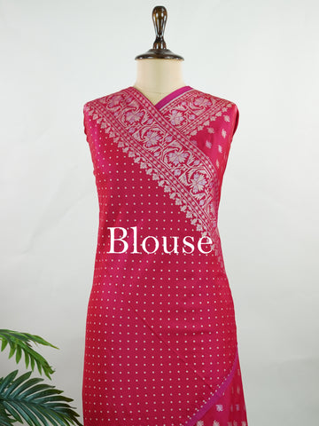 Katan Woven in Varanasi, this Katan semi silk saree features delicate buttis scattered across its smooth, lustrous body. The weave balances tradition and ease, offering the richness of silk with a lighter touch. A graceful choice for both festive mornings and elegant evenings. #KatanSilkSaree #VaranasiWeaves #ButtiBeauty #SemiSilkElegance #HandloomHeritage Aishwarya - Semi Silk Saree | Woven Buttas - Manoranjitham Weaves - Handloom Store