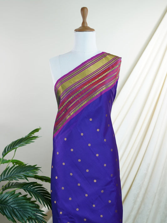 Gadwal Silk  100% Pure Silk  - Manoranjitham Weaves - Handloom Store
