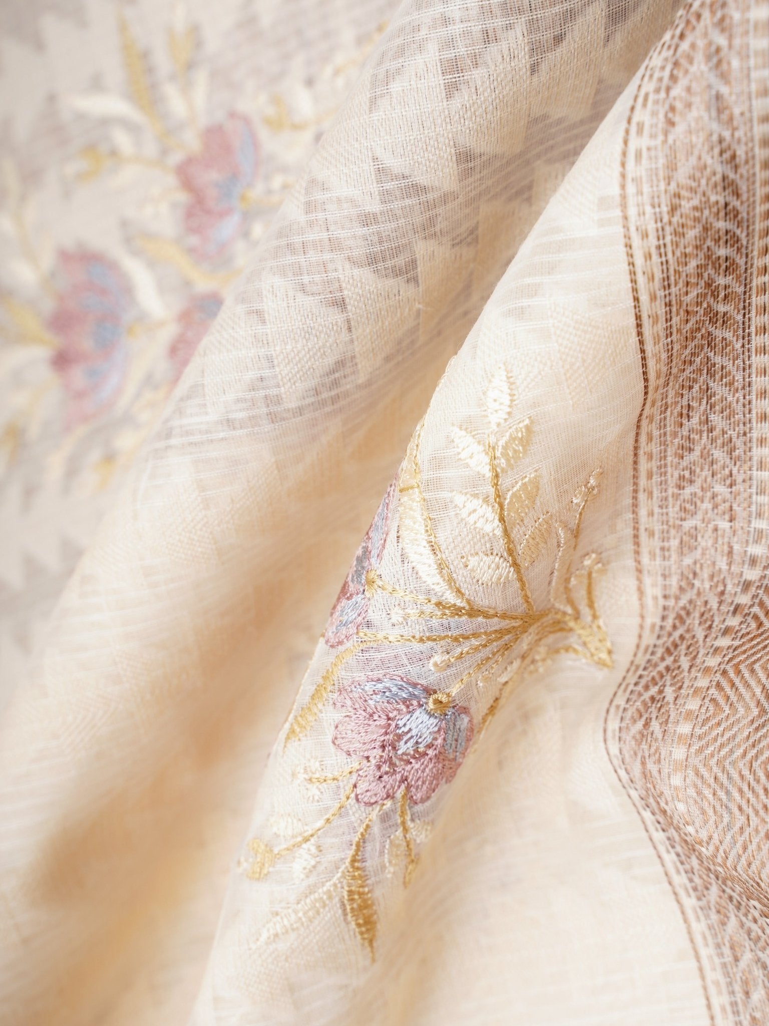 Kota Cream Kota - Manoranjitham Weaves - Handloom Store