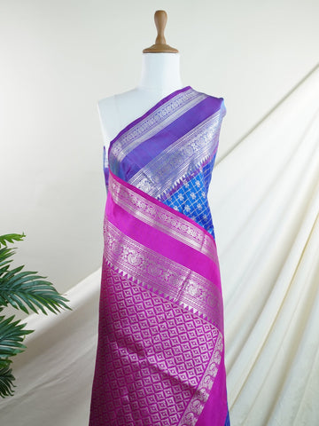 Venkatagiri Silk Woven in the heart of Andhra Pradesh, this Venkatagiri handloom saree is a symbol of regal elegance and heritage. Known for its soft texture and intricate craftsmanship, it drapes gracefully for weddings, pujas, and festive moments. Each thread carries tradition, making it a cherished piece of South Indian artistry. Lightweight yet luxurious — a true sree in every sense. Apsara - Manoranjitham Weaves - Handloom Store