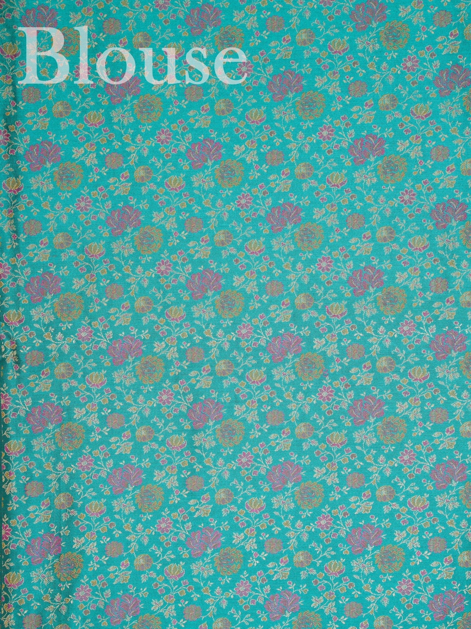 Katan Green Semi Mushru - Manoranjitham Weaves - Handloom Store