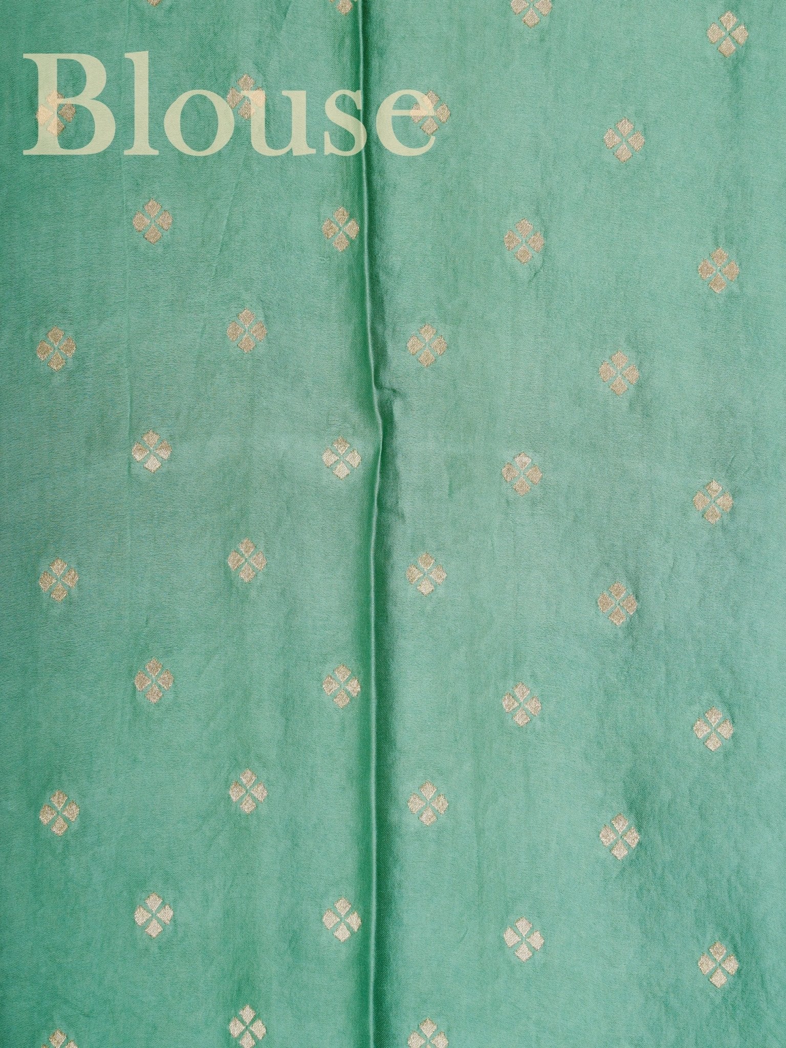 Mushru Green Semi Mushru - Manoranjitham Weaves - Handloom Store