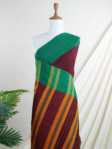 Narayanpet Narayanpet Cotton sarees are beloved for their soft feel, classic checks, and contrast borders. Handwoven to be breathable and elegant, they’re perfect for long days, warm weather, and soulful rituals. Tradition meets everyday comfort in these heritage cottons.

#Manoranjitham #NarayanpetCotton #HandloomCottons #EverydayElegance #WovenTradition #LightAndClassic #CottonSarees #SouthIndianWeaves #SoftDrapes #TimelessCottons #CheckeredCharm Lavitha - Handloom Cotton Saree | Classic Checks - Manoranj