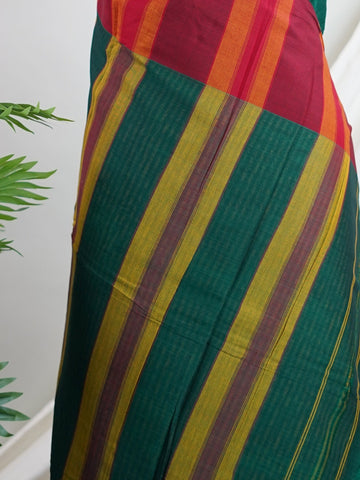 Narayanpet Narayanpet Cotton sarees are beloved for their soft feel, classic checks, and contrast borders. Handwoven to be breathable and elegant, they’re perfect for long days, warm weather, and soulful rituals. Tradition meets everyday comfort in these heritage cottons.

#Manoranjitham #NarayanpetCotton #HandloomCottons #EverydayElegance #WovenTradition #LightAndClassic #CottonSarees #SouthIndianWeaves #SoftDrapes #TimelessCottons #CheckeredCharm Varnika - Handloom Cotton Saree | Classic Checks - Manoranj
