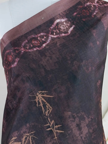 Tussars Earthy brown tones on semi tussar silk, detailed with elegant digital prints.br
A smooth drape with subtle sheen, handcrafted in the looms of Varanasi.br
Ideal for formal gatherings, office wear, or understated celebrations.br
#TussarGrace #DigitalPrintSaree #VaranasiWeaves Rajeswari - Semi Silk Saree | Digital Print - Manoranjitham Weaves - Handloom Store