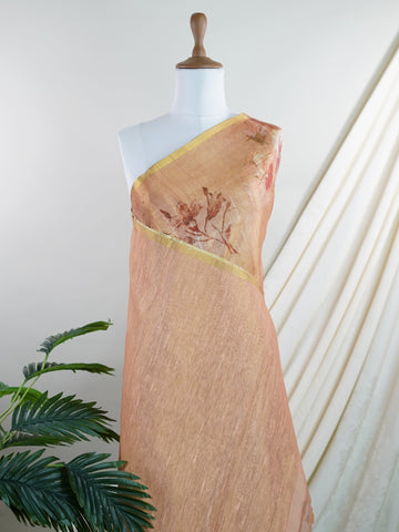 Linen This semi linen tissue saree blends the crisp texture of linen with the soft shimmer of tissue, brought to life through vibrant digital prints. Lightweight and breathable, it’s perfect for daytime elegance with a touch of contemporary flair.br
#SemiLinenTissue #DigitalPrintSaree #EffortlessElegance #ModernWeaves #Manoranjitham #ManoranjithamStyle Sravya - Semi Silk Saree | Digital Print - Manoranjitham Weaves - Handloom Store