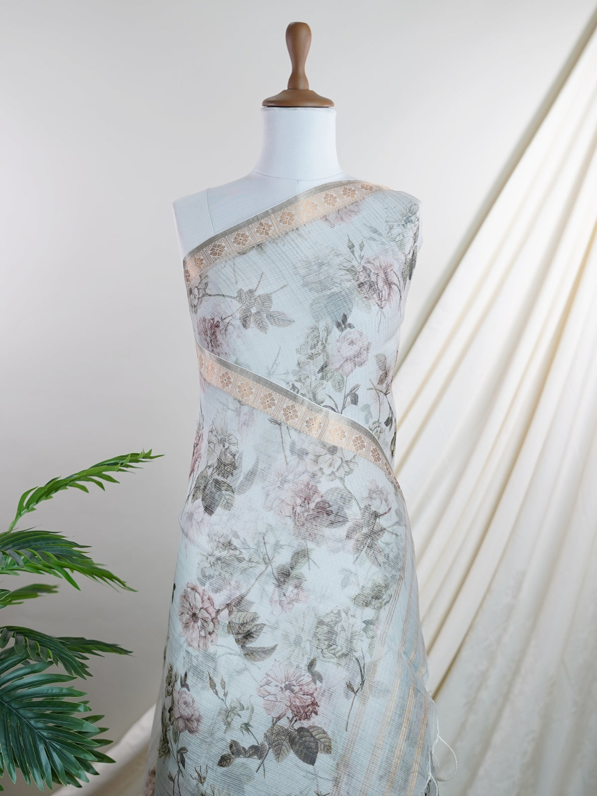 Kota Grey Kota - Manoranjitham Weaves - Handloom Store