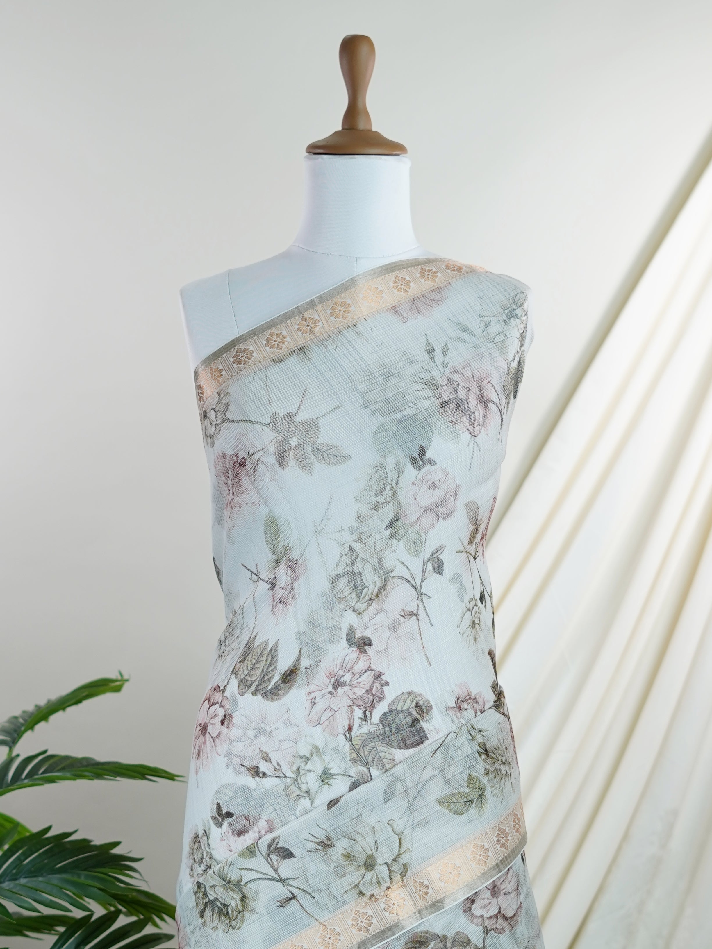 Kota Grey Kota - Manoranjitham Weaves - Handloom Store