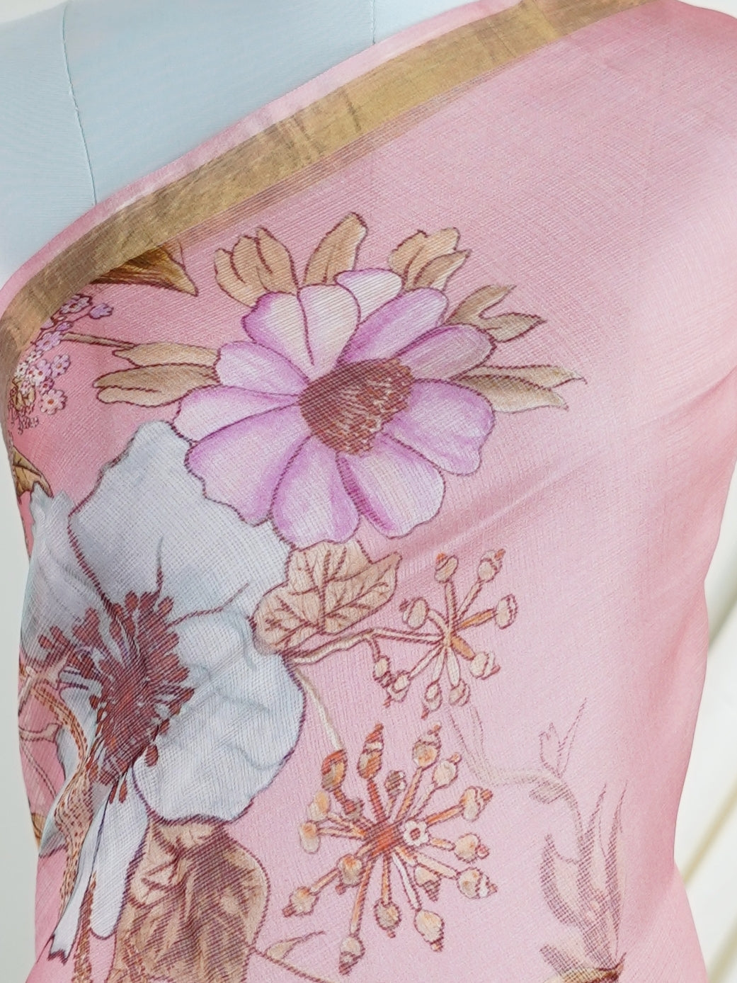 Kota Pink Kota - Manoranjitham Weaves - Handloom Store