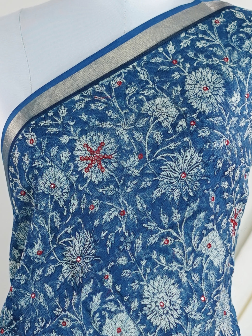 Kota Blue Kota - Manoranjitham Weaves - Handloom Store