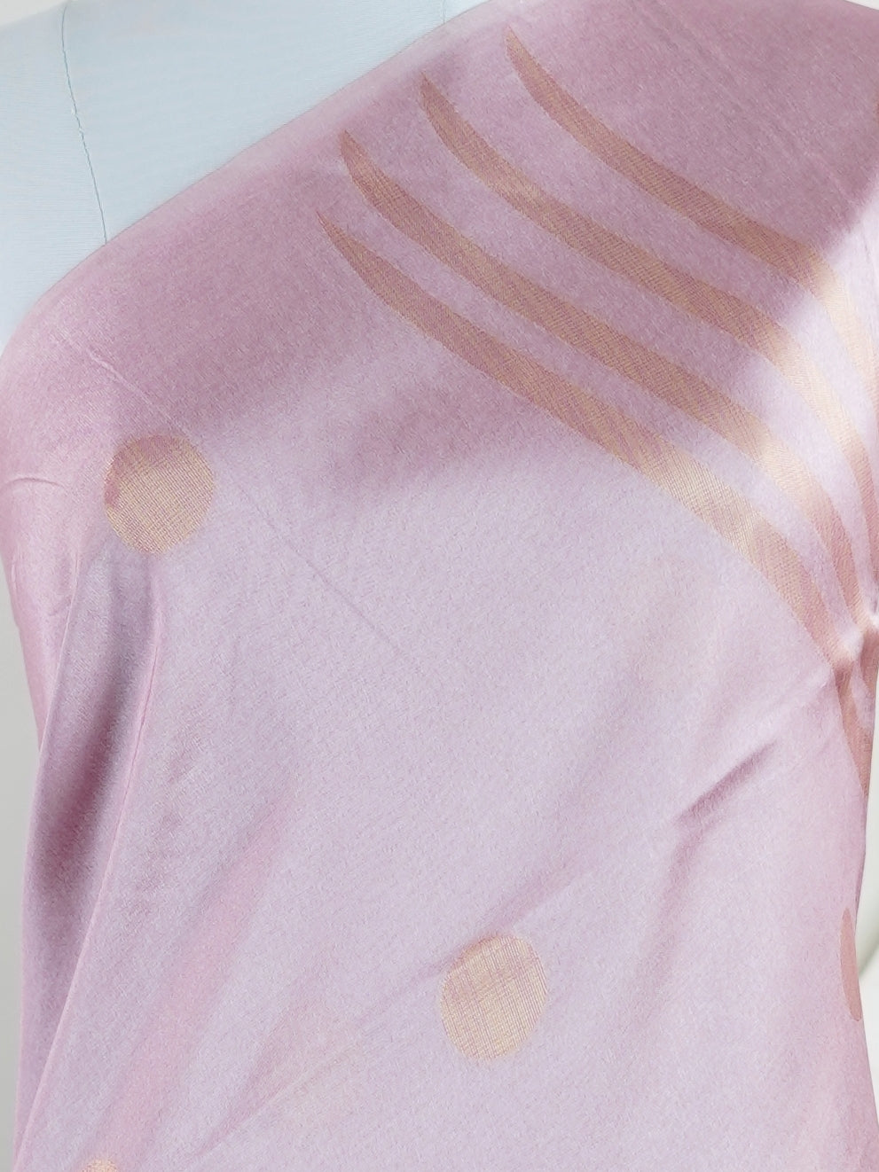 Fancy Baby Pink Fancy - Manoranjitham Weaves - Handloom Store