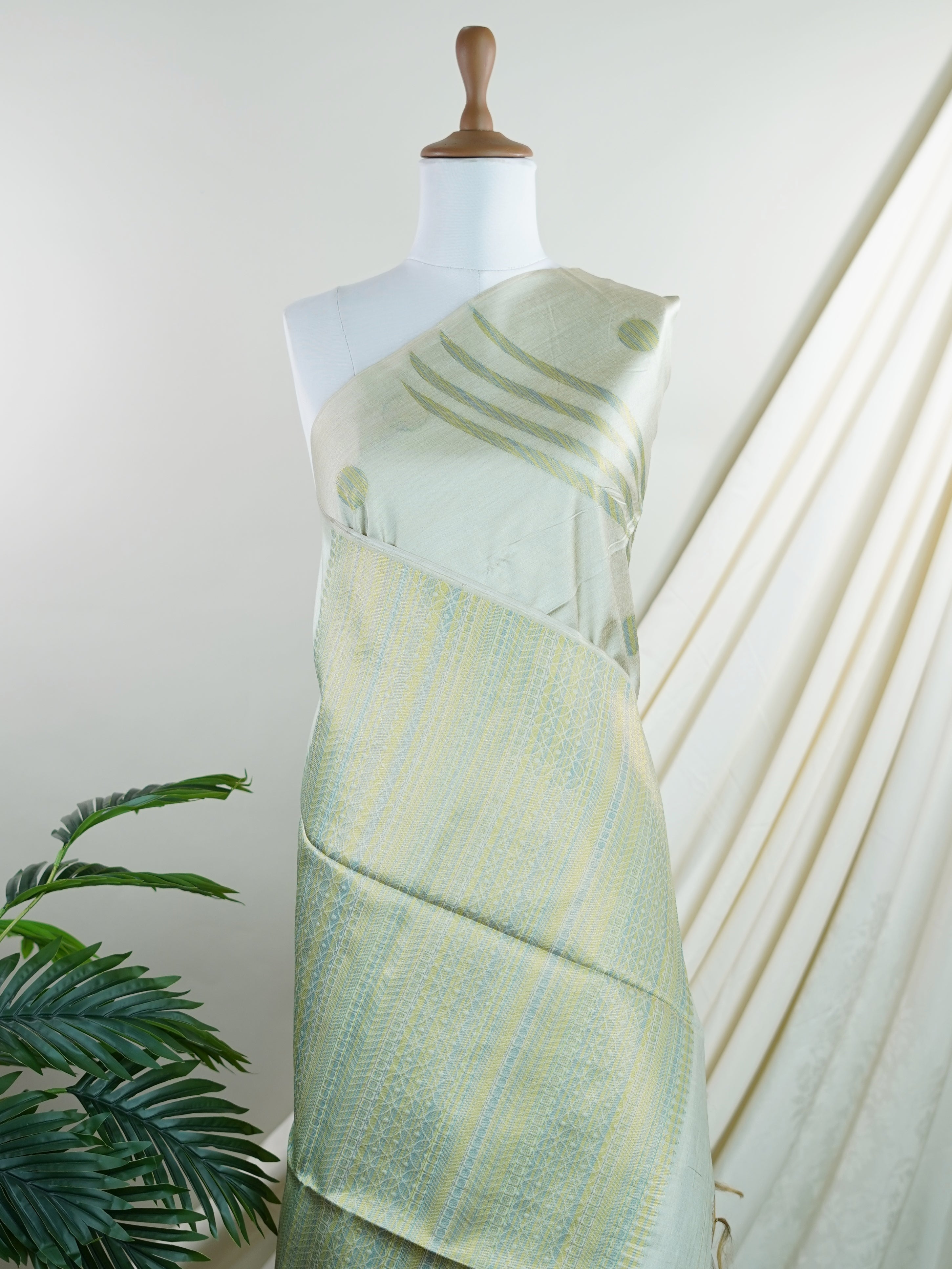 Fancy Mint Green  Fancy - Manoranjitham Weaves - Handloom Store