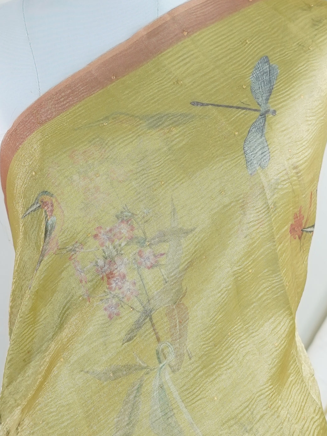 tissue  Semi Silk Tissue - Manoranjitham Weaves - Handloom Store