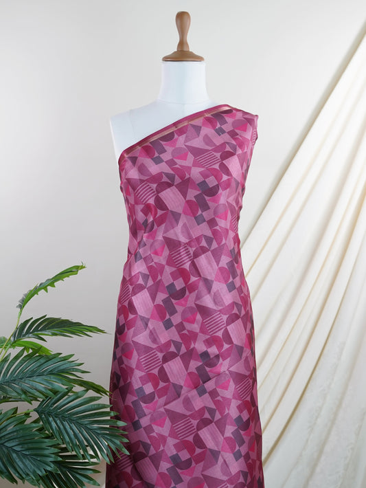 Katan Cream Semi Silk - Manoranjitham Weaves - Handloom Store