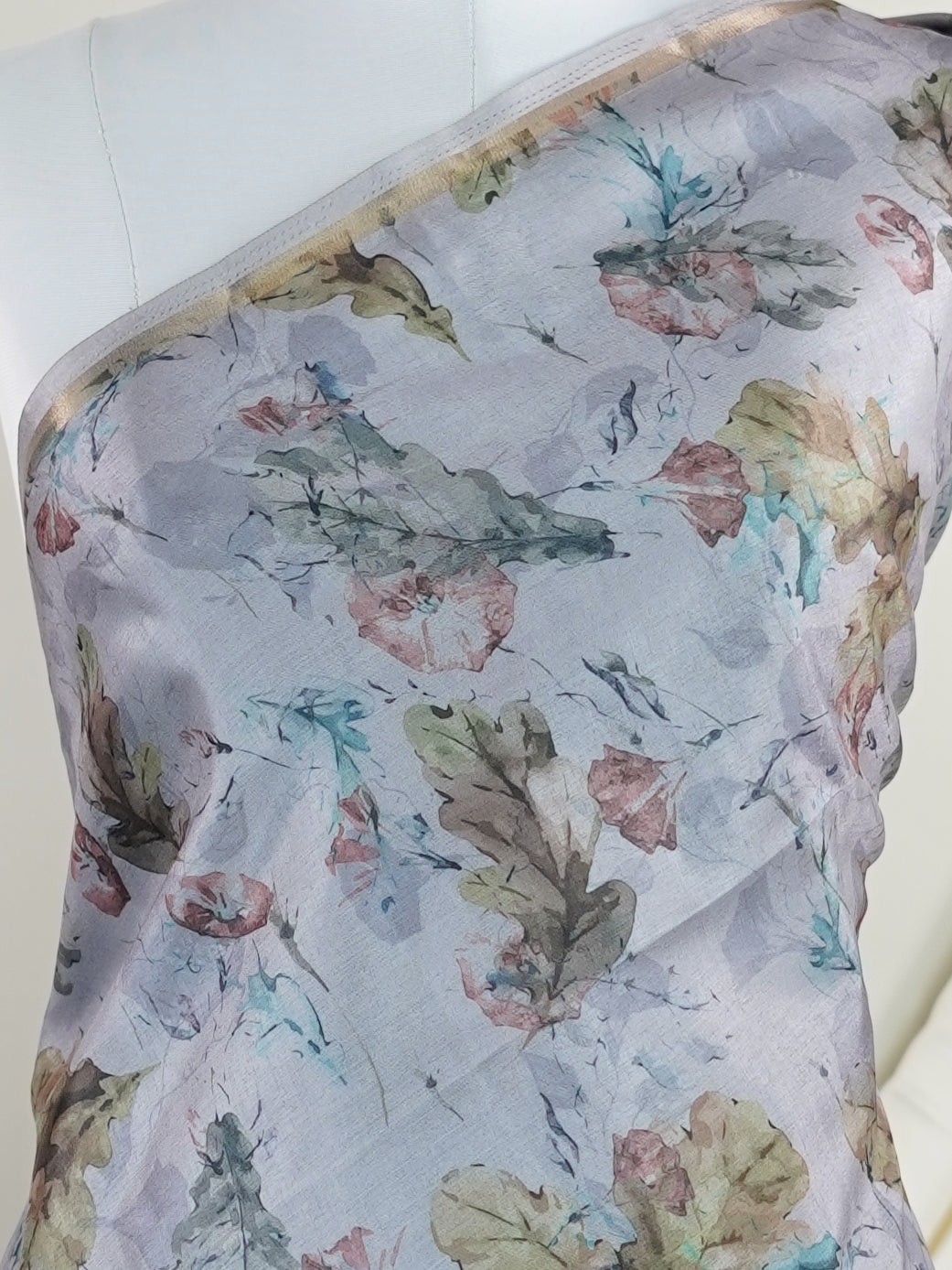 Katan Cream Semi Silk - Manoranjitham Weaves - Handloom Store