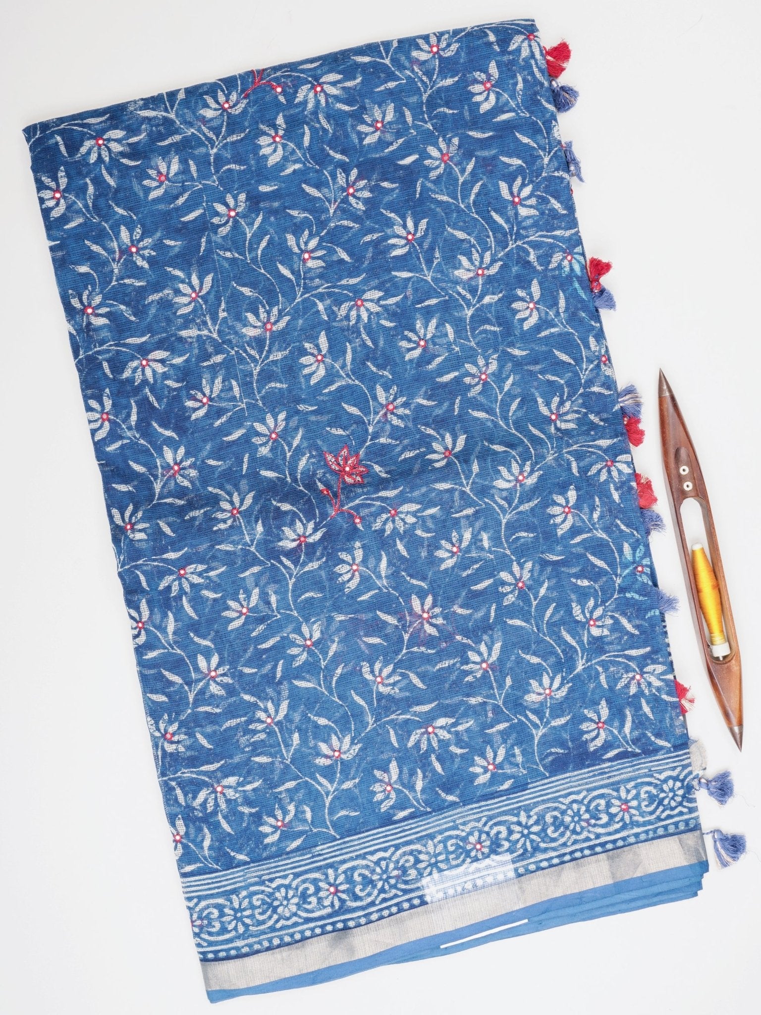 Kota Blue Kota - Manoranjitham Weaves - Handloom Store