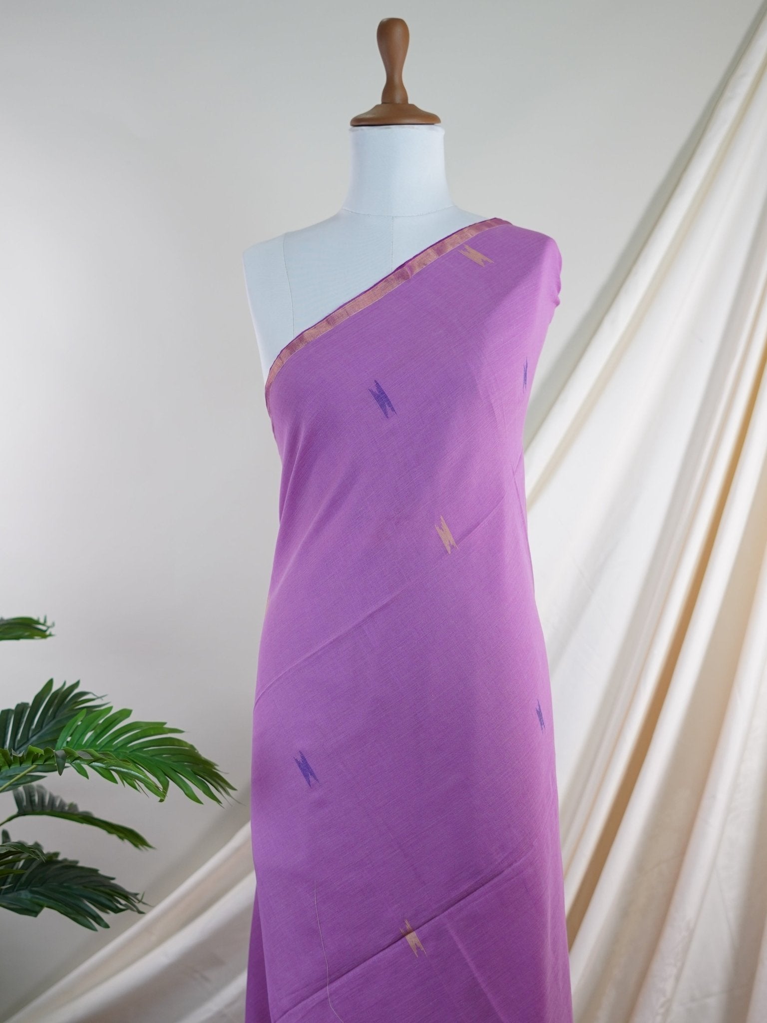 Cotton Green 100% Pure Cotton - Manoranjitham Weaves - Handloom Store