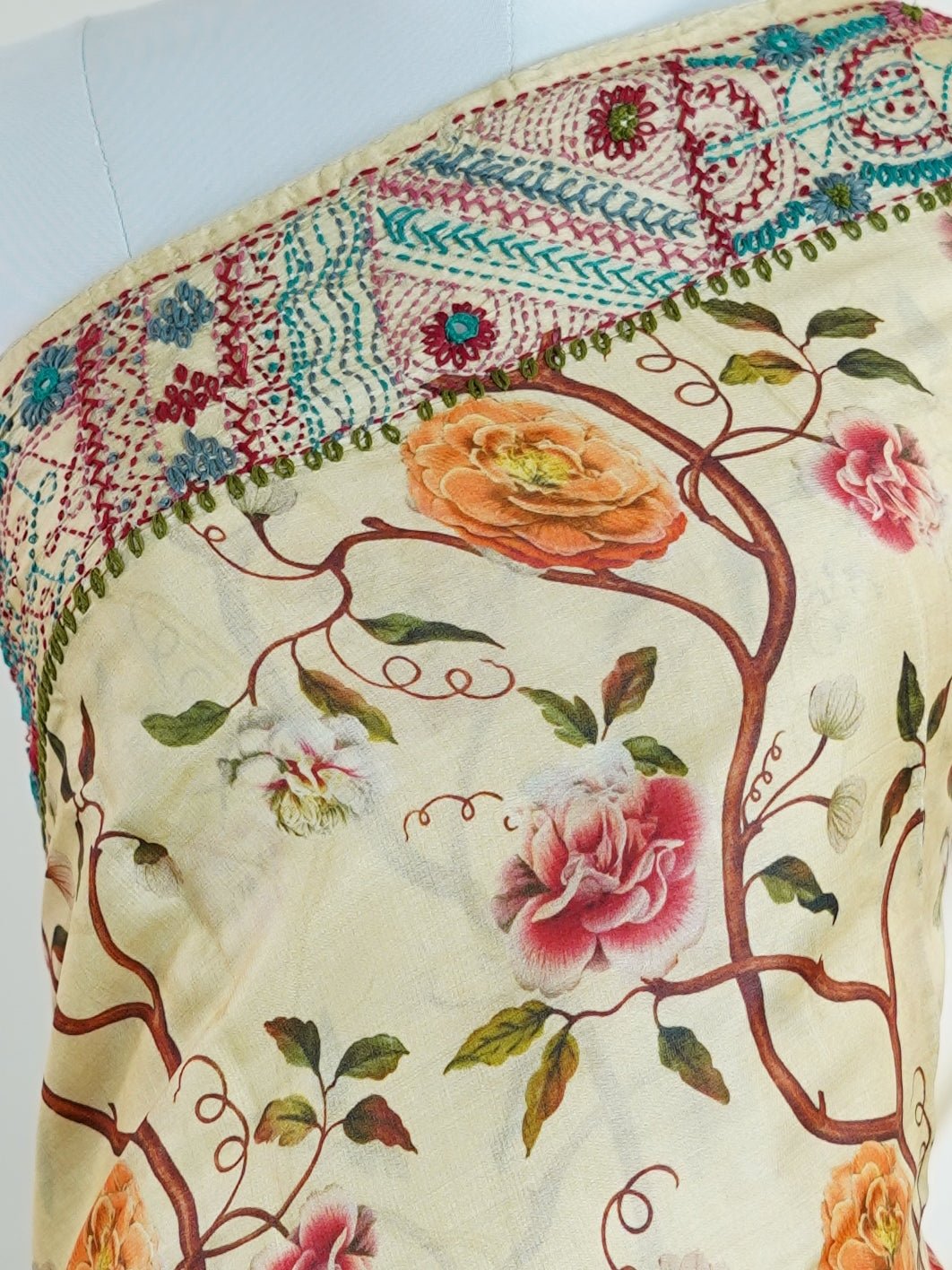 Tussar  100% Pure Tussar - Manoranjitham Weaves - Handloom Store