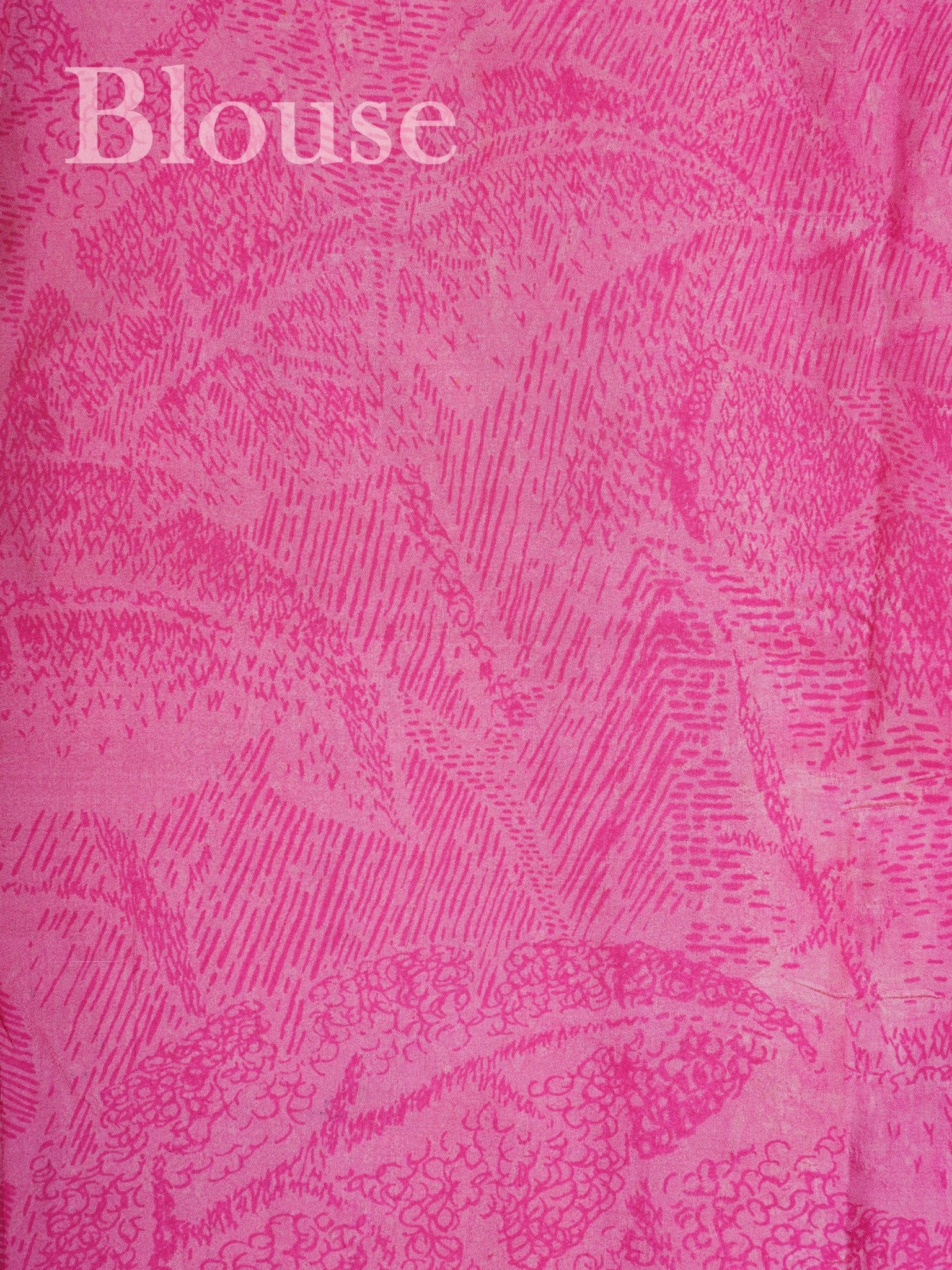 Satin Pink Semi Mushru - Manoranjitham Weaves - Handloom Store