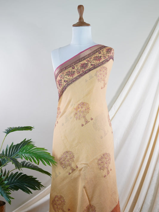 Kota Peach Kota - Manoranjitham Weaves - Handloom Store