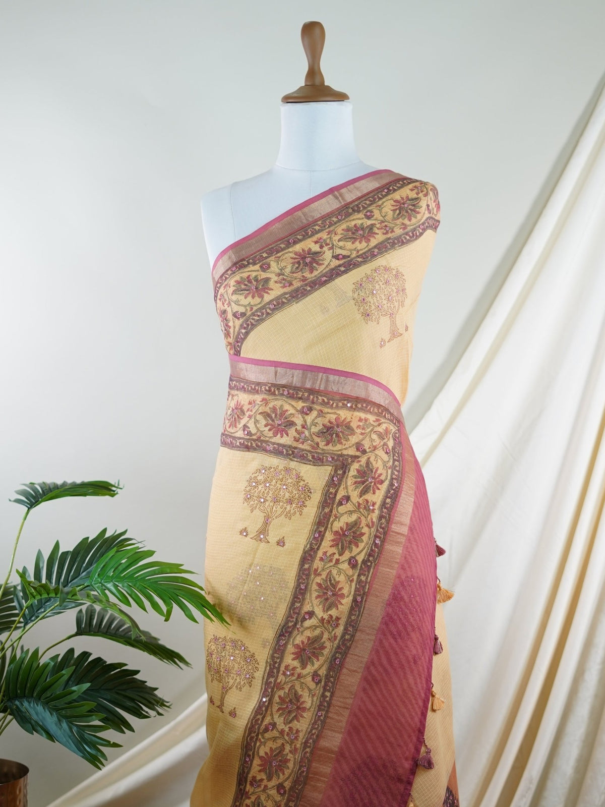 Kota Peach Kota - Manoranjitham Weaves - Handloom Store