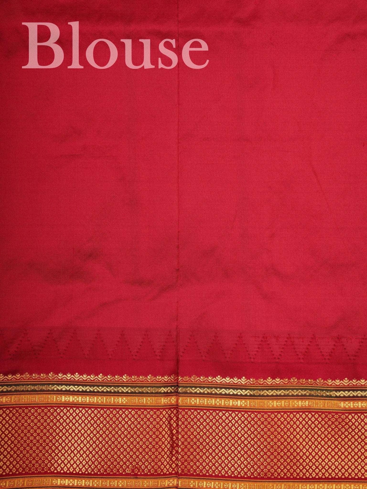 Narayanpet Parrot Green 100% Pure Silk  - Manoranjitham Weaves - Handloom Store