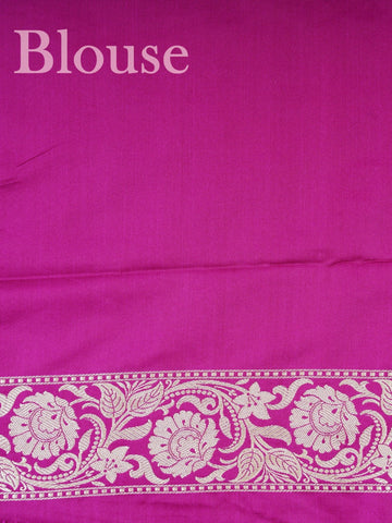 Semi Silk Woven in Varanasi, this Katan semi silk saree features delicate buttis scattered across its smooth, lustrous body. The weave balances tradition and ease, offering the richness of silk with a lighter touch. A graceful choice for both festive mornings and elegant evenings. #KatanSilkSaree #VaranasiWeaves #ButtiBeauty #SemiSilkElegance #HandloomHeritage Abhaya - Semi Silk Saree | Woven Buttas - Manoranjitham Weaves - Handloom Store