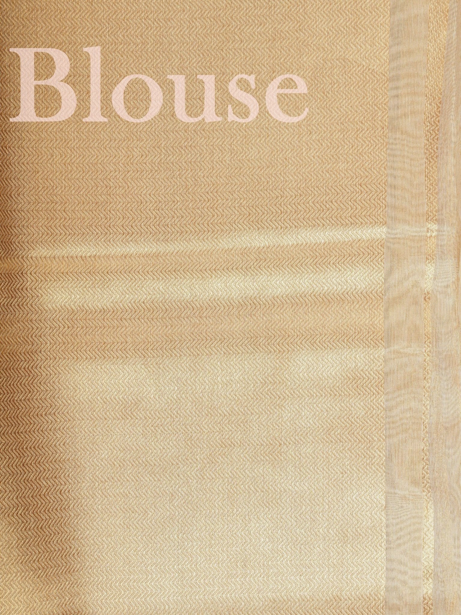 tissue Gold Kora Semi Tissue - Manoranjitham Weaves - Handloom Store