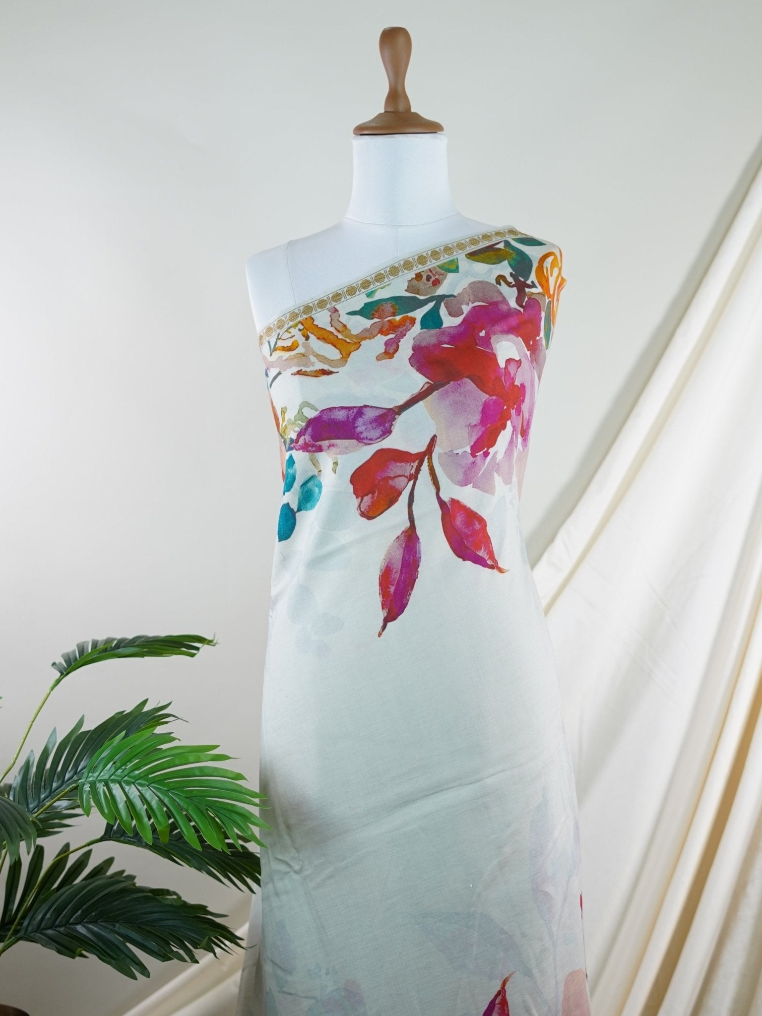 Handspun Cotton Grey 100% Pure Cotton - Manoranjitham Weaves - Handloom Store