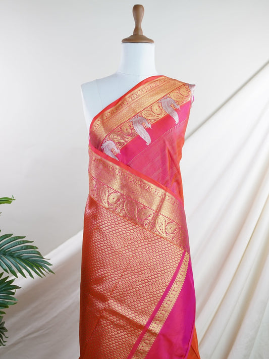 Venkatagiri Silk  100% Pure Silk  - Manoranjitham Weaves - Handloom Store
