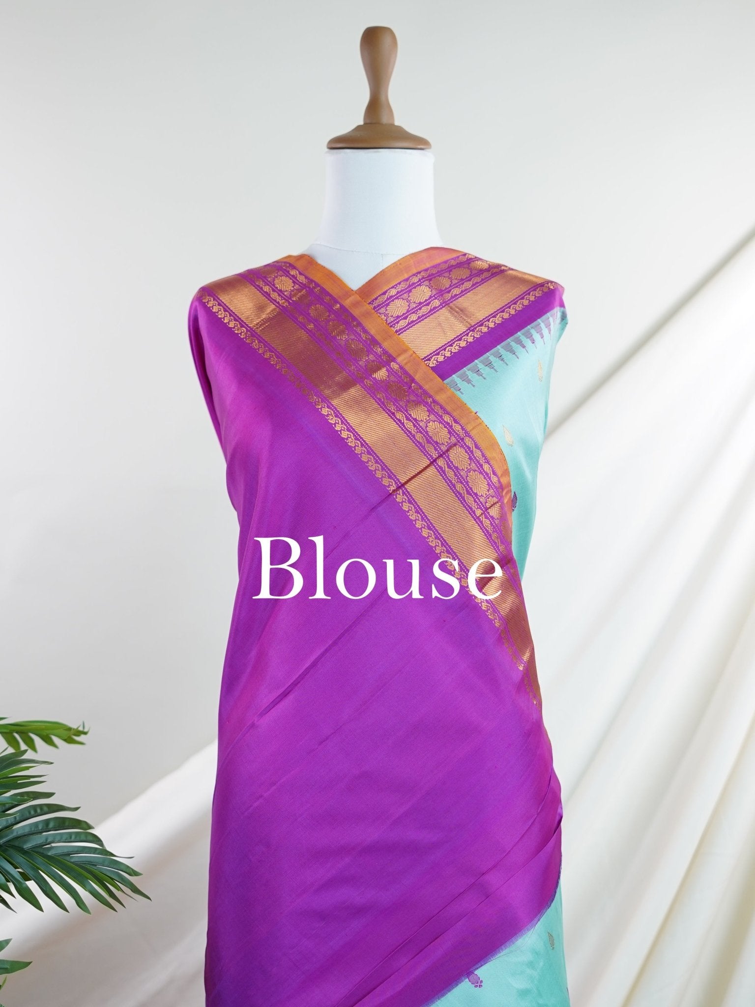 Gadwal Silk  100% Pure Silk  - Manoranjitham Weaves - Handloom Store