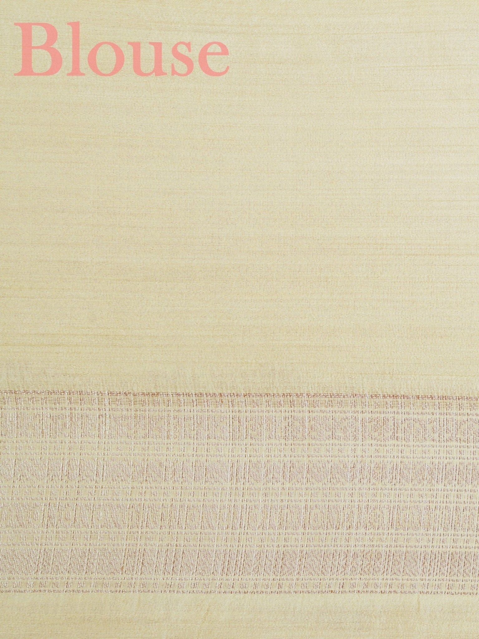 Chiniya Silk Yellow 100% Pure Silk  - Manoranjitham Weaves - Handloom Store