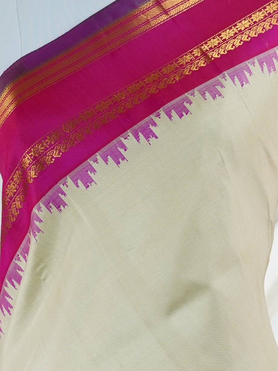Gadwal Silk  100% Pure Silk  - Manoranjitham Weaves - Handloom Store