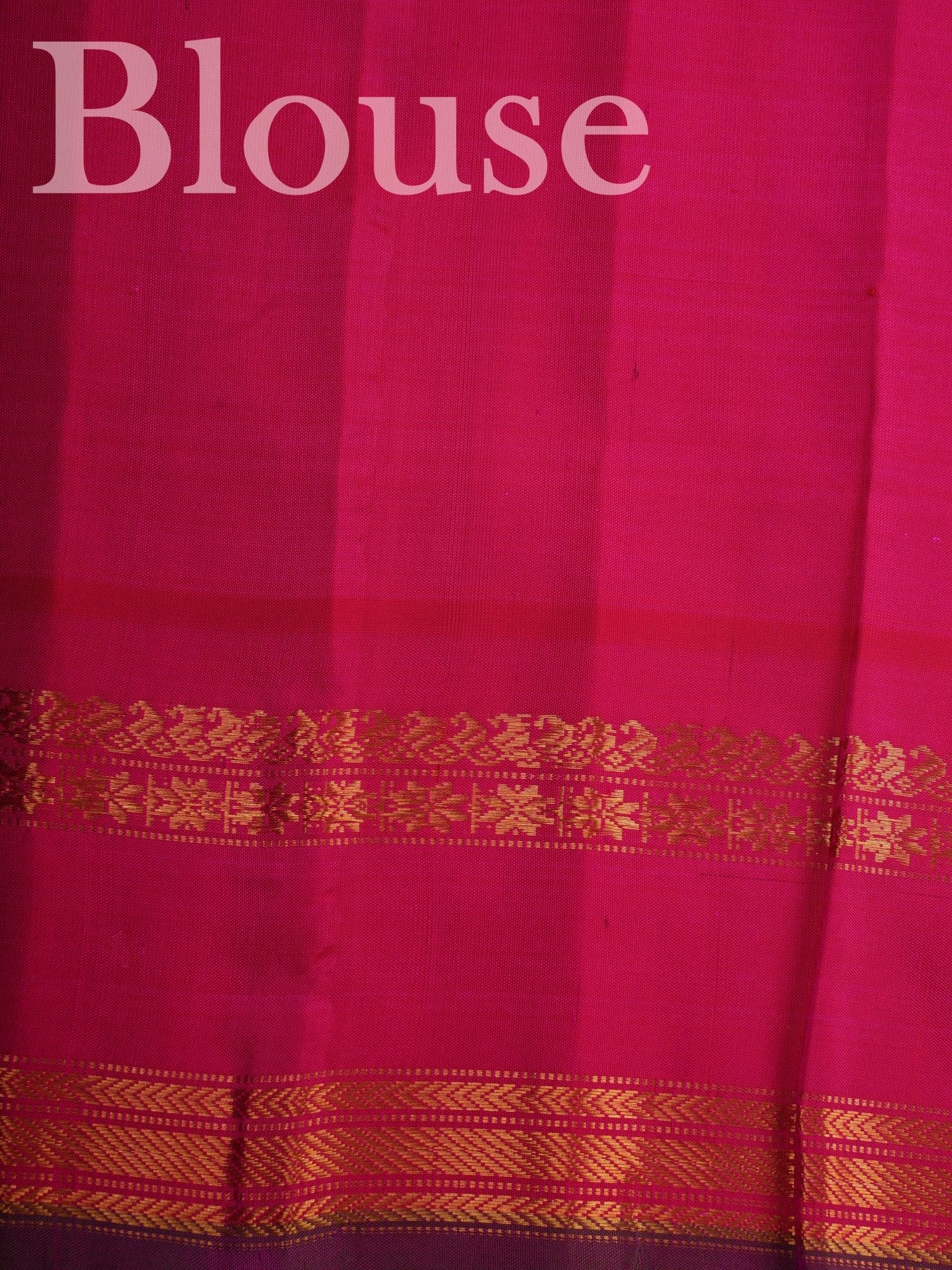 Gadwal Silk  100% Pure Silk  - Manoranjitham Weaves - Handloom Store